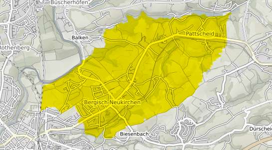 Immobilienpreisekarte Leverkusen Bergisch Neukirchen
